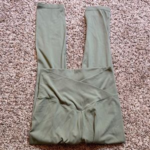 aerie crossover waist leggings